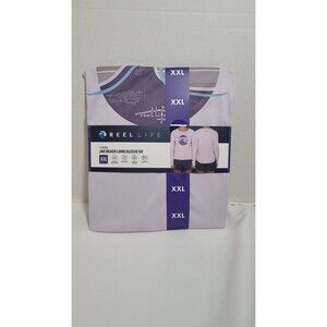 NEW Reel Life Women’s Jax Beach UV Protective Long Sleeve Shirt Orchid Hush XXL